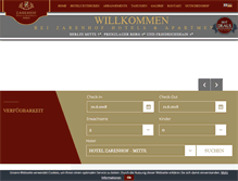 Tablet Screenshot of hotel-zarenhof.de
